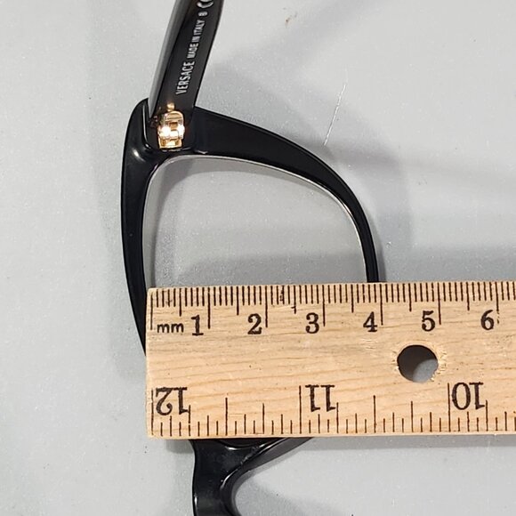 Versace Frames Only VE 3222-B Black Cat-eye Eyeglasses Retired GB1 54-16 140 - Picture 15 of 16